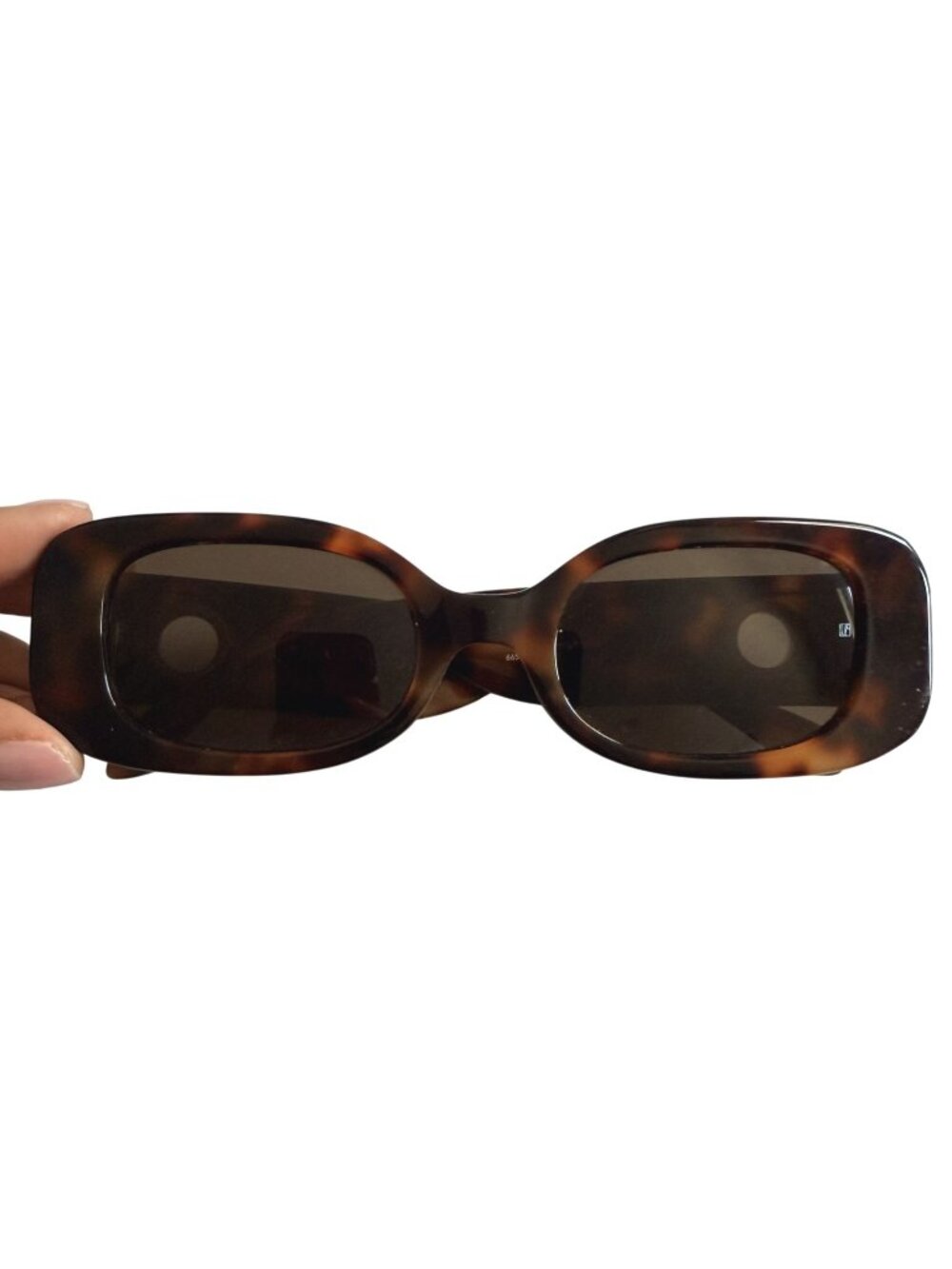 Linda Farrow Lola Sunglasses in Tortoiseshell